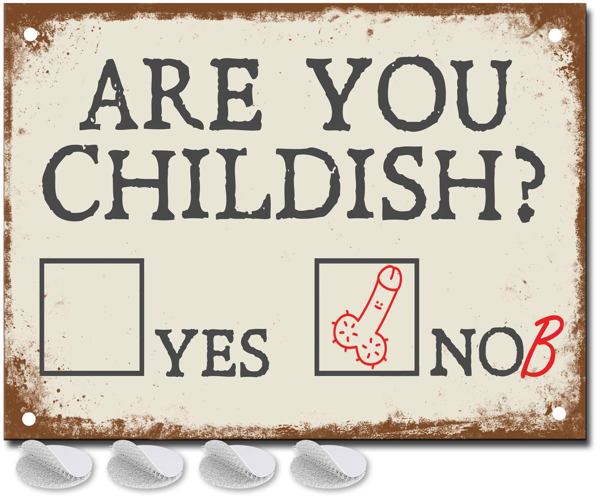 Funny Metal Bar Signs - Fixings Included - Bar Accessories for Home Pub or Outdoor Garden Bar Man Cave Wall Plaque Gift Metal Bar Signs Memorabilia Childish bar sign Plaques 20cm x 15cm