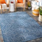 Artistic Weavers Agneta Outdoor Floral Area Rug, 2'6" x 7'3", Blue