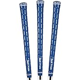 Golf Pride Tour Wrap Golf Grip, Blue, Standard, 3 Pack | Comfortable, Durable Grip for Clubs, Classic Wrap Design with High-Tack Feel, Rubber Construction, For Men and Women