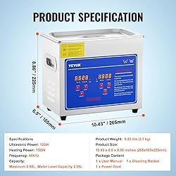 VEVOR Professional Ultrasonic Cleaner, Easy to Use