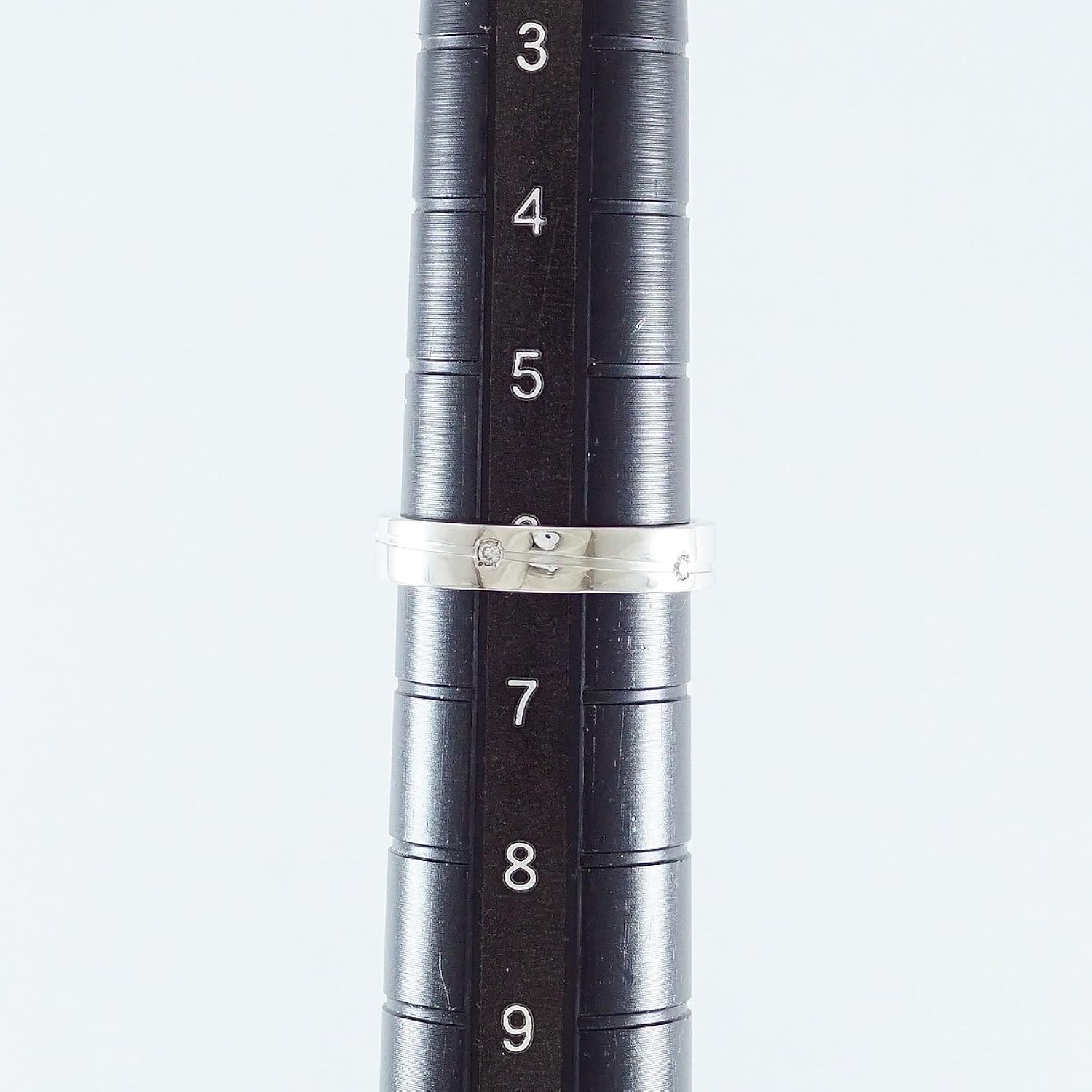 工場直送 Pt999 リング 6号 ダイヤ サファイア 中古ジュエリー 中古 B077mdbhhm Hermescolleges Ca