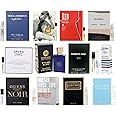Designer Fragrance Sampler for Men - Lot x 12 Cologne Vials with Deluxe Mini Bottle