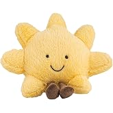 Sun Plush, 12" Sunshine Pillow, Cute Sun Stuffed Animal Plush Toy | Smiling Sun pillow brings warmth and joy, making a thoughtful gift for kids, friends, family, and special occasions