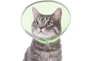 Joypig Cat Cone Collar Soft to Stop Licking After Surgery, Waterproof Lightweight Recovery Collar for Cats and Small Dogs, Elizabeth Plastic Cone Alternative, Neck Pillow to Prevent Scratches