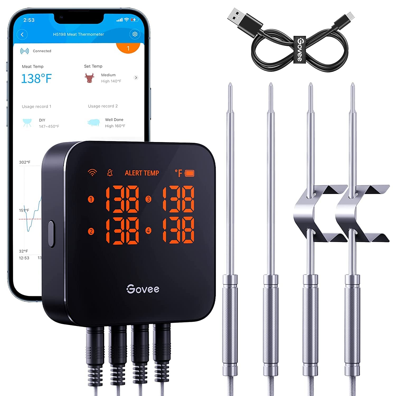 Govee Bluetooth Meat Thermometer product image 5