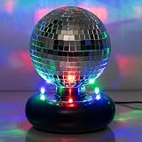 Global Gizmos Mini Disco Ball Light-Up 5 Inch USB Powered Party Tabletop view 9