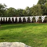Nuoshen 10 Meters Racing Flags Black White Checkered Flag Banner view 6