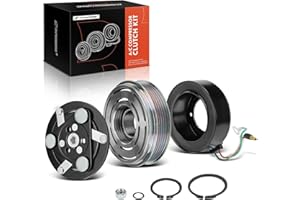 A-Premium Air Conditioner AC Compressor Clutch Kit Compatible with Honda Fit 2007-2008 1.5L