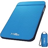 LOSTHORIZON Air & Foam Camping Mattress, Self-Inflating Sleeping Pad, 3" Thick, with Pump Sack, Full
