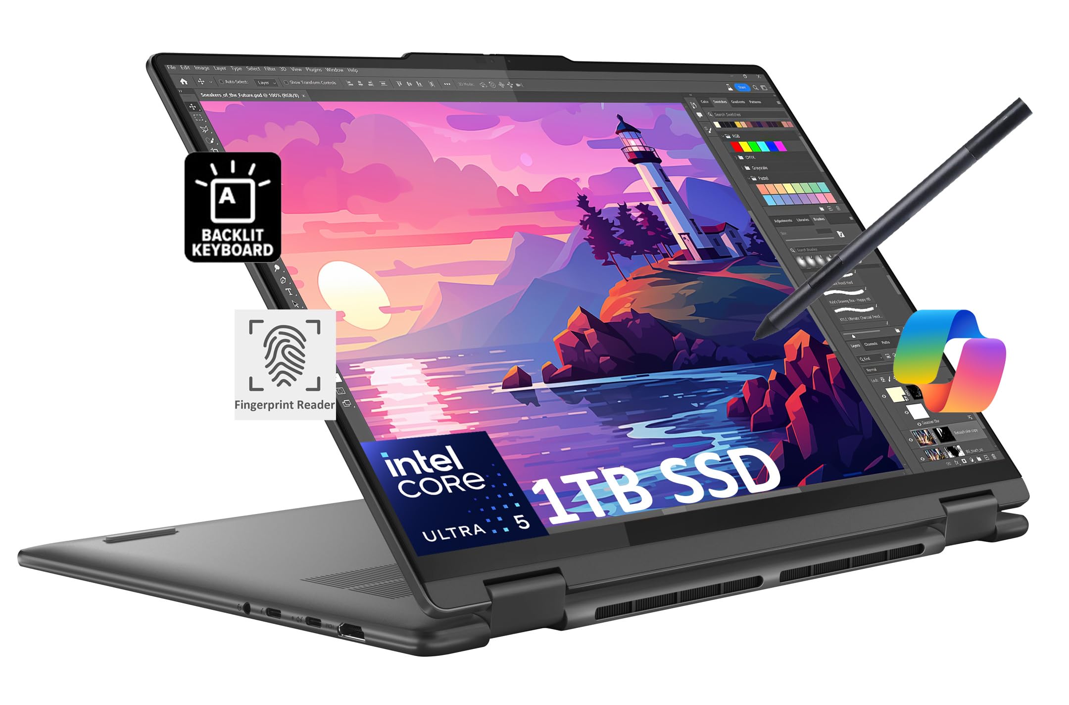 Lenovo Yoga 7 7i 2-in-1 Business Laptop (16