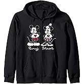 Disney Mickey And Friends Mickey And Minnie Always Forever Zip Hoodie