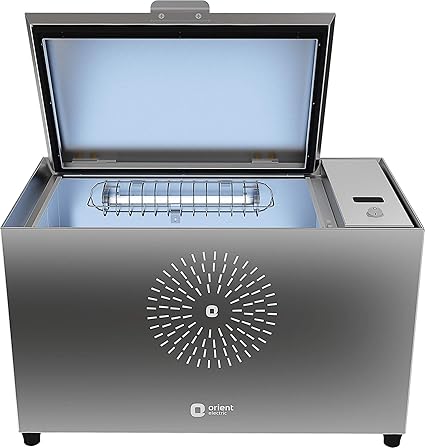 Orient Electric UV Sanitech One Touch Sanitization/Sterilization Box - Kills 99.99% Germs in 4 Minutes. Tested and Certified at NABL accredited lab (Made in India, 34 litres, Silver)
