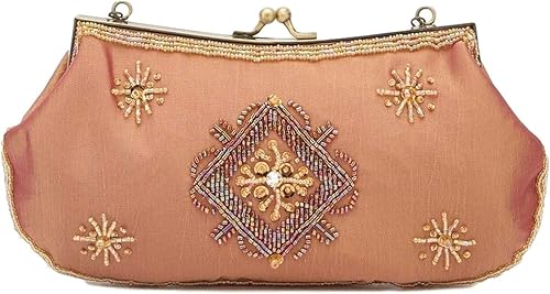 bronze evening bag