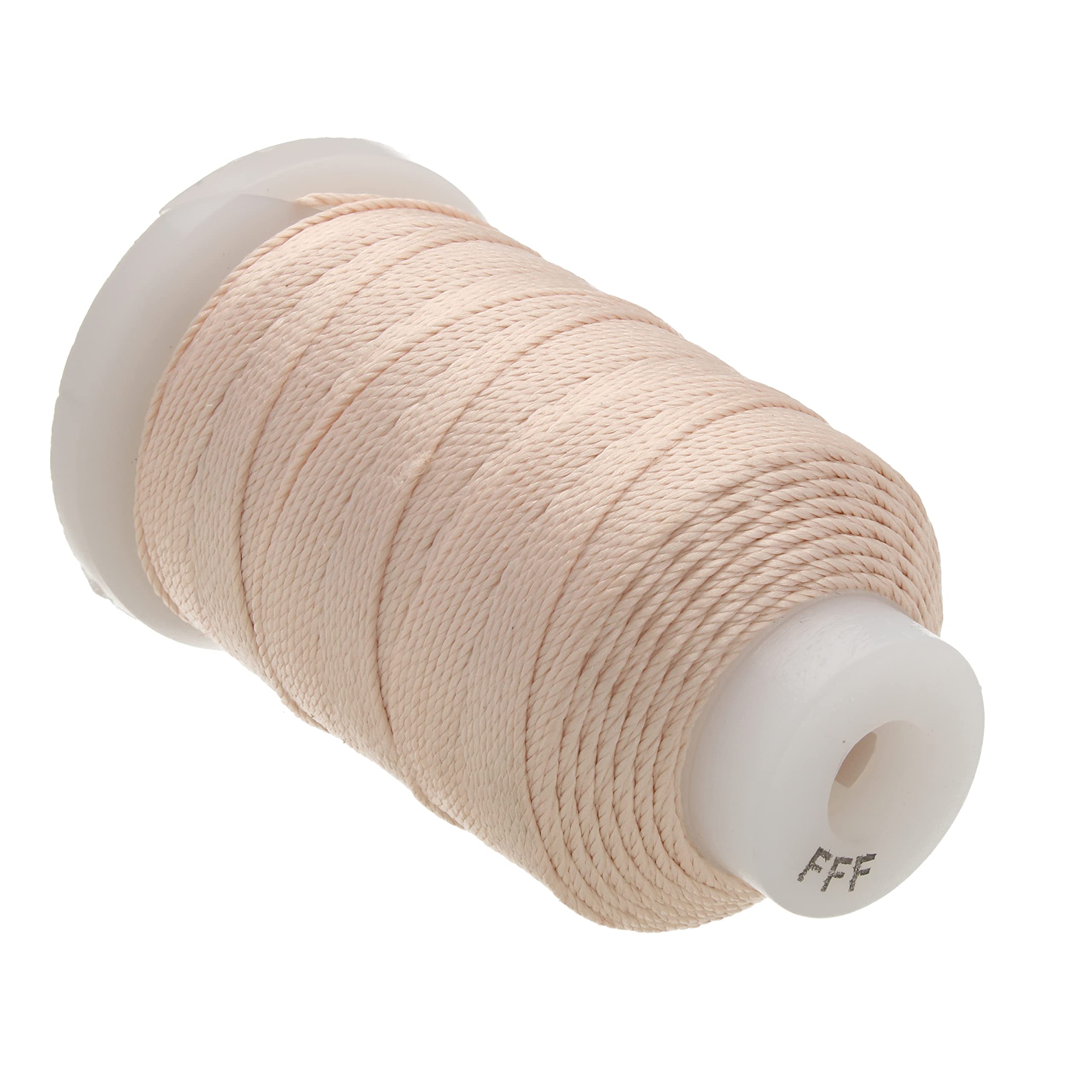 The Beadsmith Pure Silk Cord – Pink, Size FFF (0.419 mm/0.0165”), 92 Yards (276 ft), 1/2-Ounce Spool