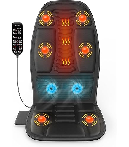 Amazon.com: Back Massager with Heat for Pain Relief Deep Tissue, Portable Massage Chair Cushion and Seat Pad for Office, Gifts for Men & Women for Home Use : Health & Household Amazon.com: Back Massager with Heat for Pain Relief Deep Tissue, Portable Massage Chair Cushion and Seat Pad for Office, Gifts for Men & Women for Home Use : Health & Household