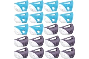 JOSOJOOU 20 Pcs Thimble Finger Protector, 2 Different Sizes Colors Silicone Thimble Fingertip Grips, Non-Slip Quilting Craft Accessory for DIY Sewing and Household Projects