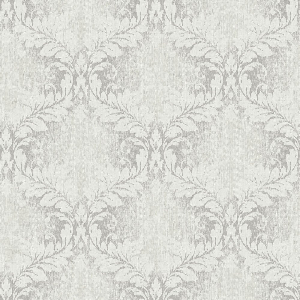 Galerie G34133 Nordic Elements Bold Damask Wallpaper, Greige, 10m x 53cm