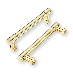 khtumeware 10-Pack 4inch Hole Center Polished Brass