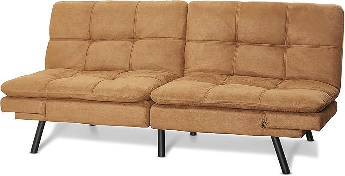 Amazon Com Mainstay Wooden Frame Memory Foam Split Seat And Back