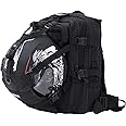 Seibertron Waterproof Large Capacity Molle Motorcycle Helmet Holder/Cycling Helmet Storage/Hiking Helmetcatch Bag/Backpack Also Fit Basketball Football Soccer Backpack Black