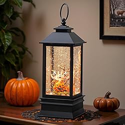 Halloween Snow Globe Lantern Water Glittering