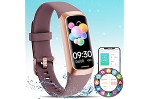 KYUHJU Fitness Activity Tracker for Men Women,Smart Watch with Blood Pressure Monitor Heart Rate Sleep Monitor IP67 Waterproof Pedometer Step Counter Calorie Tracker Health Watch for Android iOS Phones