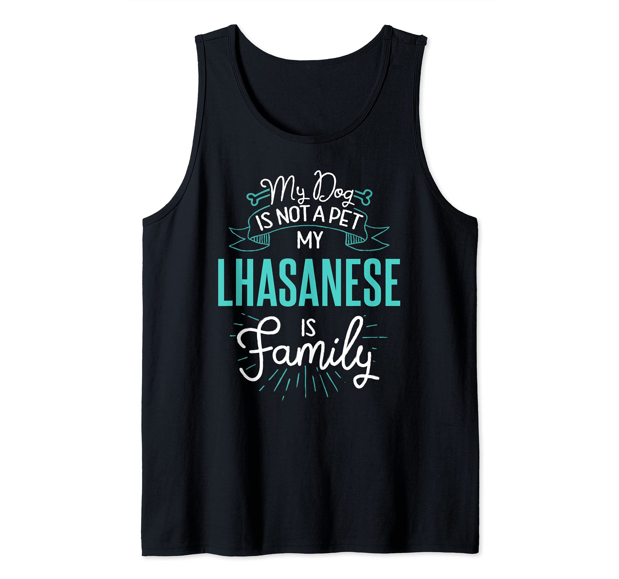 Cute Lhasanese Design Family Dog Giftn Tank Top