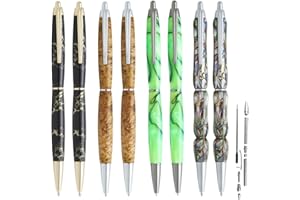 Penn State Industries PKGVCLSS Groove Click Ballpoint Pen Kit Variety Pack Woodturning Project (8pack)