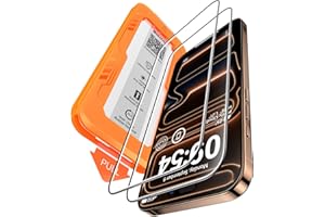 BossKiss for iPhone 17 Pro Max Screen Protector 6.9 inch, [TOP 9H+ Hardness] [Military Grade Shatter Protection] [Sensitive Touch] [HD Clear Tempered Glass] Full Coverage Easy Installation 2 Pack