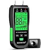 Wood Moisture Meter Pin Moisture Meter Firewood Detector Humidity Water Leak Lumber Portable Detectors (Green)