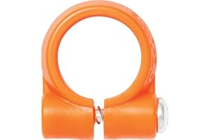 Loc-Line - 49446 Coolant Hose Component, Acetal Copolymer, Element Clamp with Screws, 1/4" Hose ID (Pack of 20)