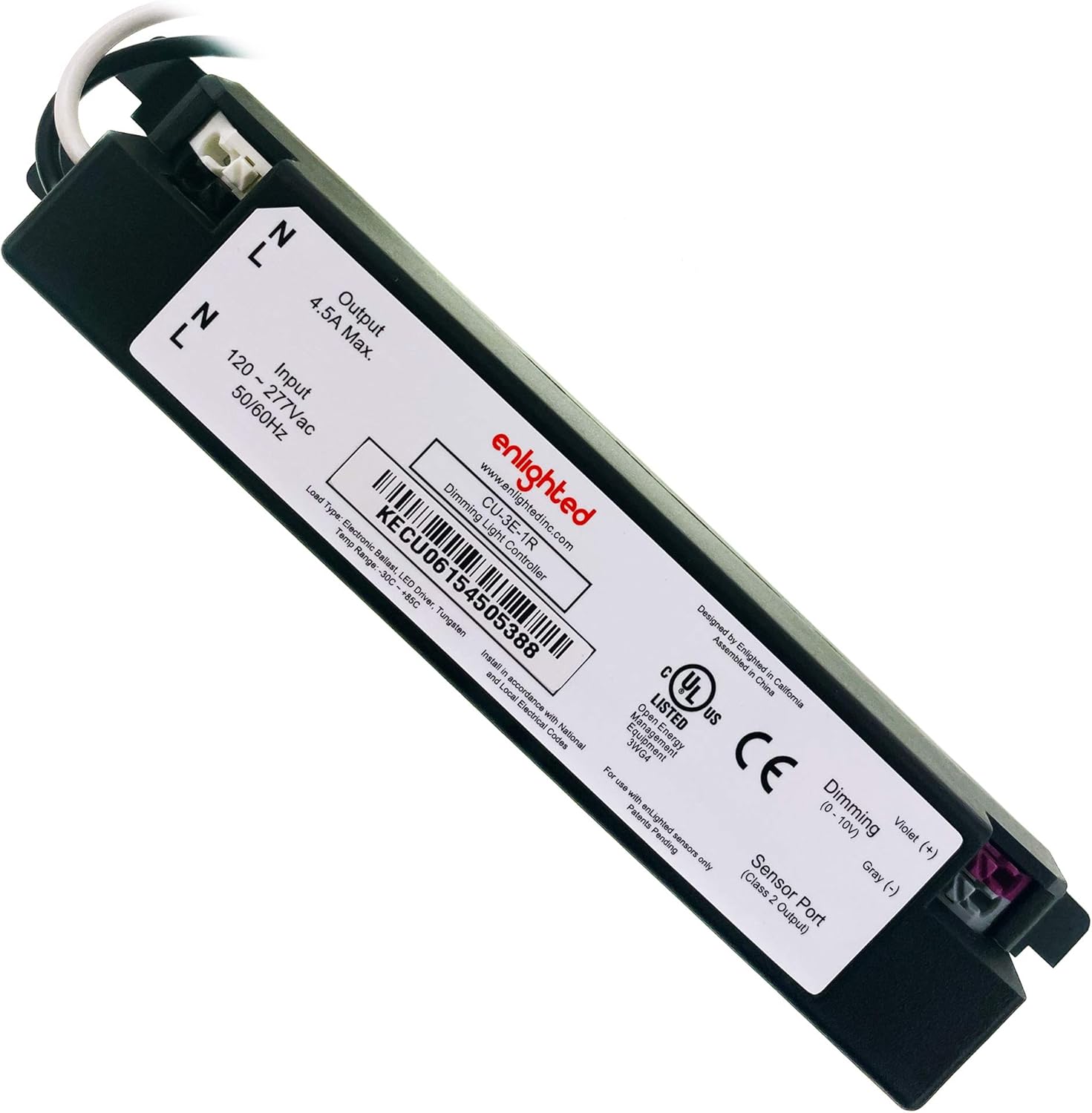 Enlightened Lighting CU3E1R Lighting Control Unit / Module, 010VDC