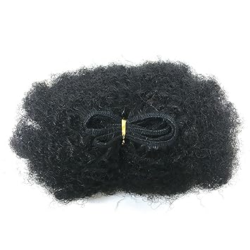 Amazon Com Capilli Tight Afro Kinky Wefted Human Hair 6 Wefted