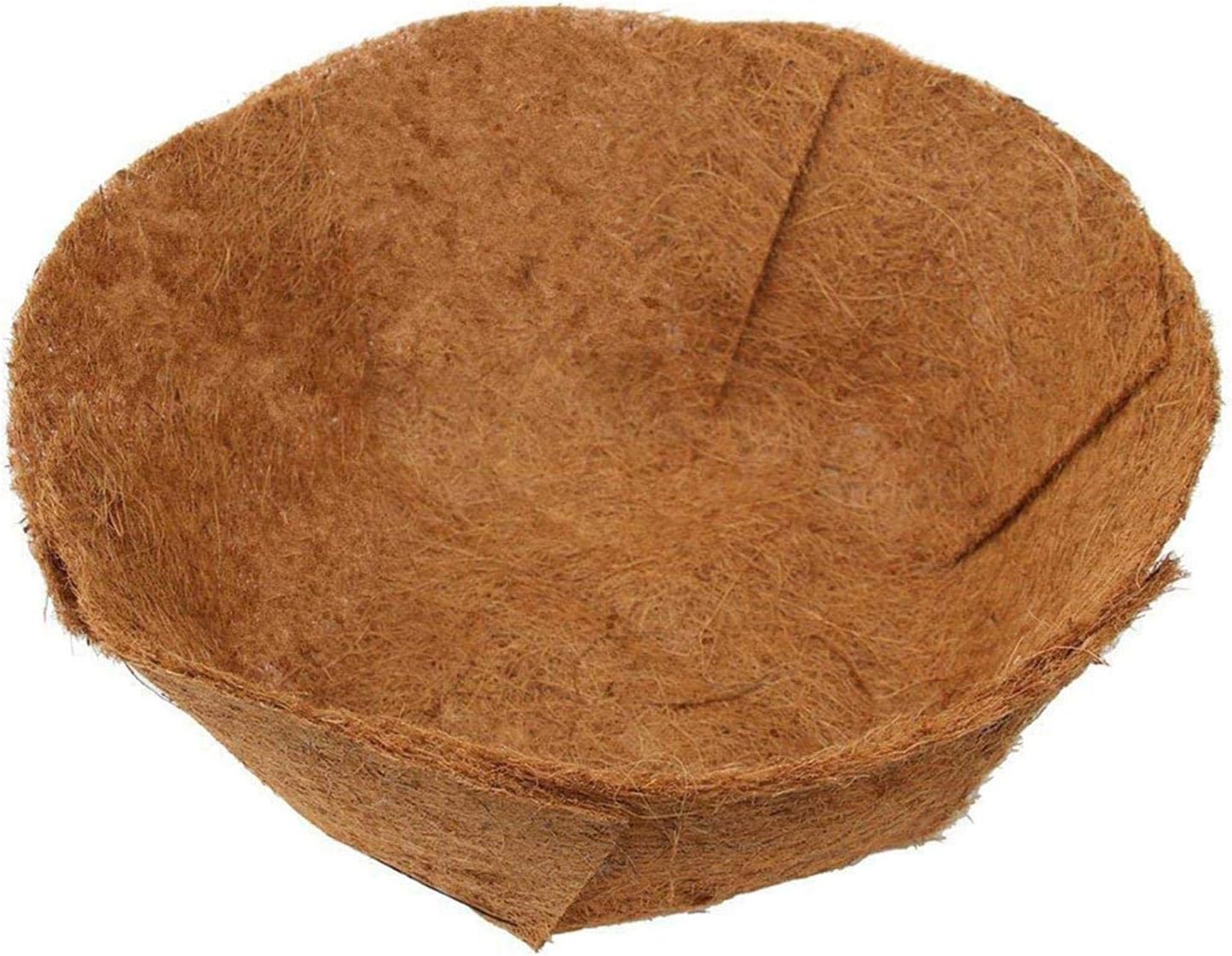 EROCK 2PCS Round Replacement Coco Liner for Hanging Basket, 24 Inch Coconut Fiber Plant Basket Liner for Garden Planter Flower Pot (Round)