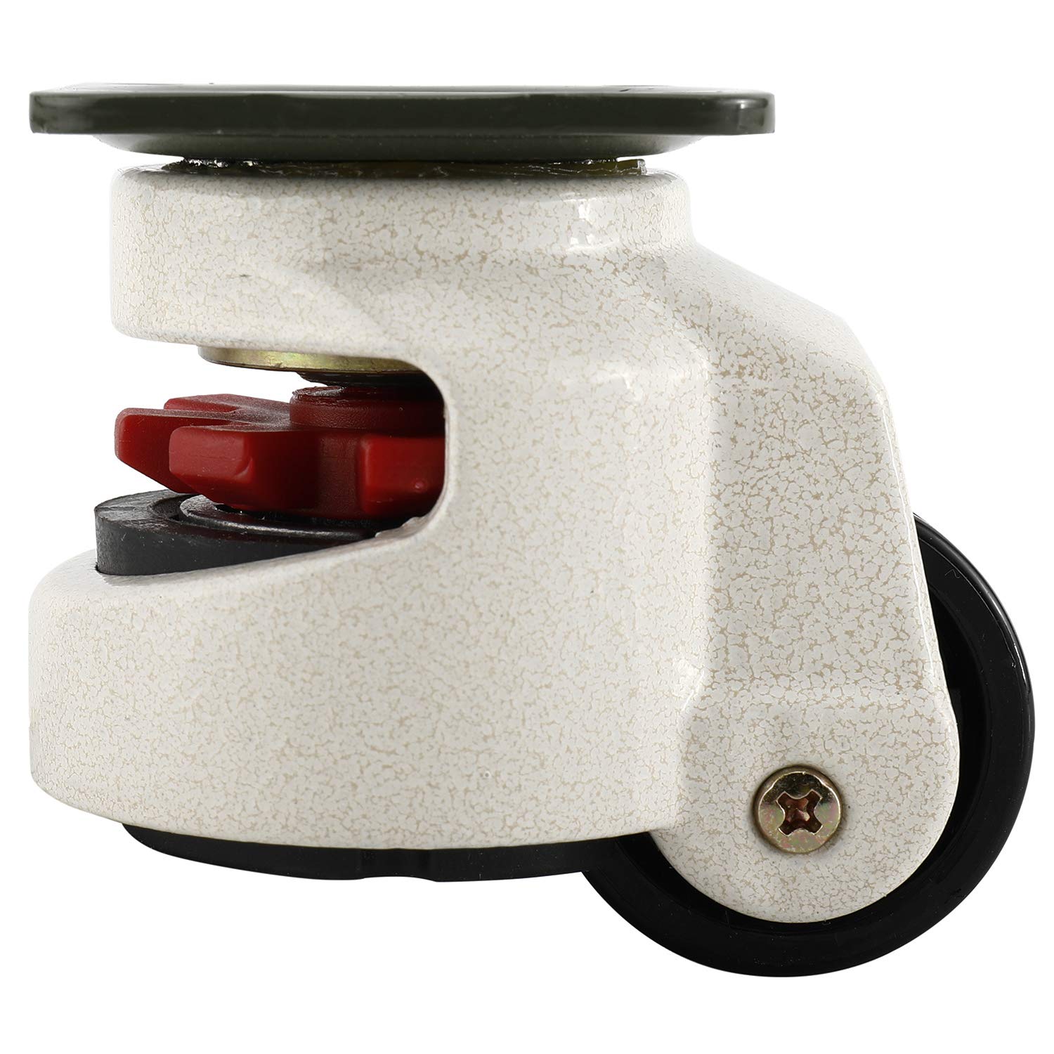 4pcs Leveling Casters GD40F Retractable Feet Caster Plate Mounted