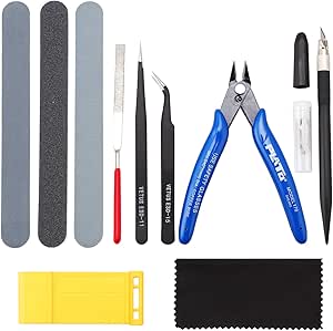 HSEAMALL 11PCS Modeler Basic Tools Gundam Model Building Tools Kit Hobby Craft Set