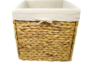 Trademark Innovations Removable Beige Fabric Liner to Fit 12" Square Basket (LINER ONLY)