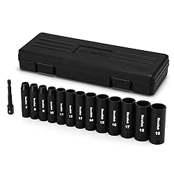 TecoTek 14 Pieces 3/8-Inch Drive Impact Socket