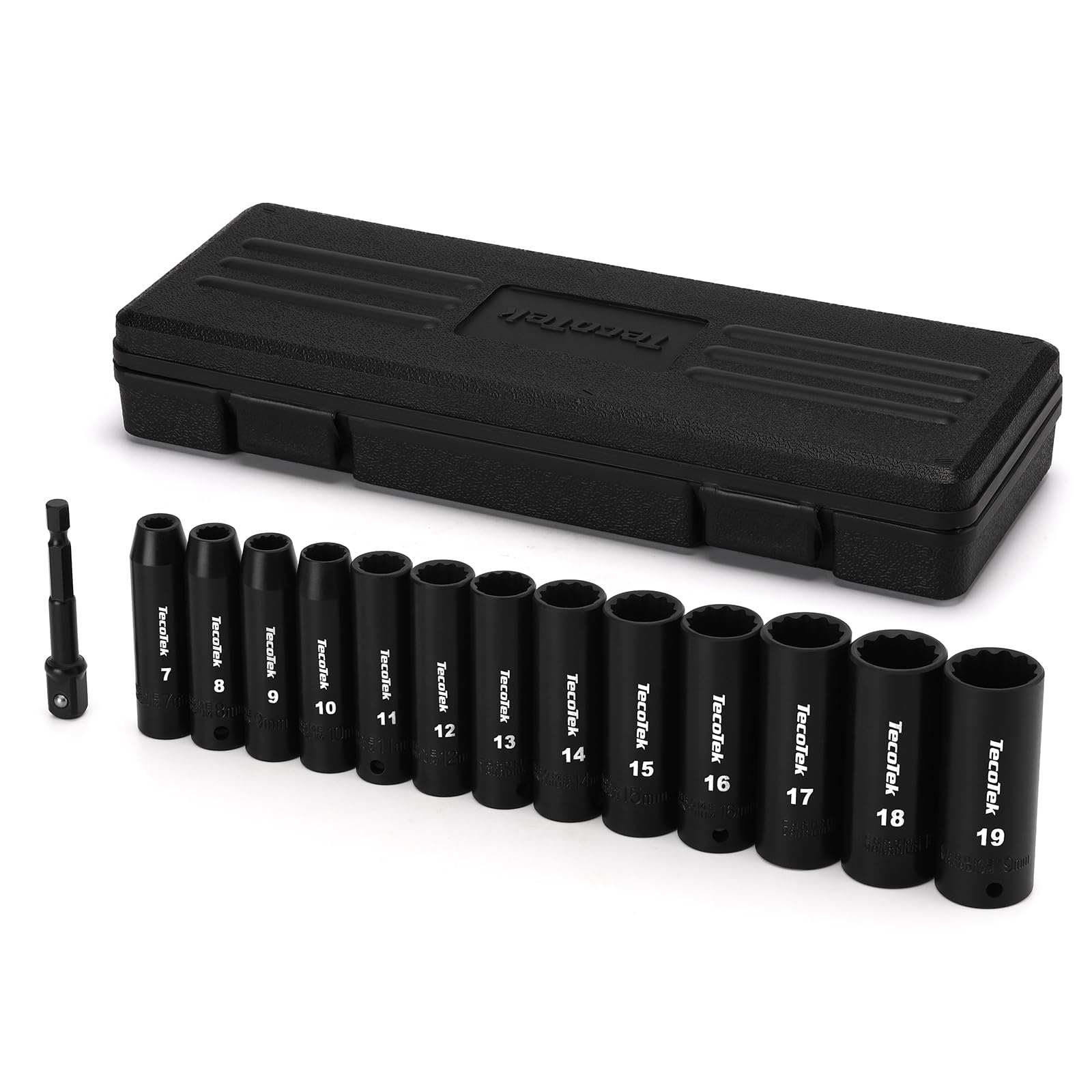 TecoTek 14 Pieces 3/8-Inch Drive Impact Socket