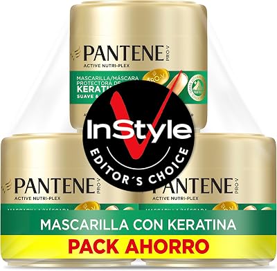 Suave y Liso Mascarilla de Keratina para Pelo Encrespado, 3x300ml