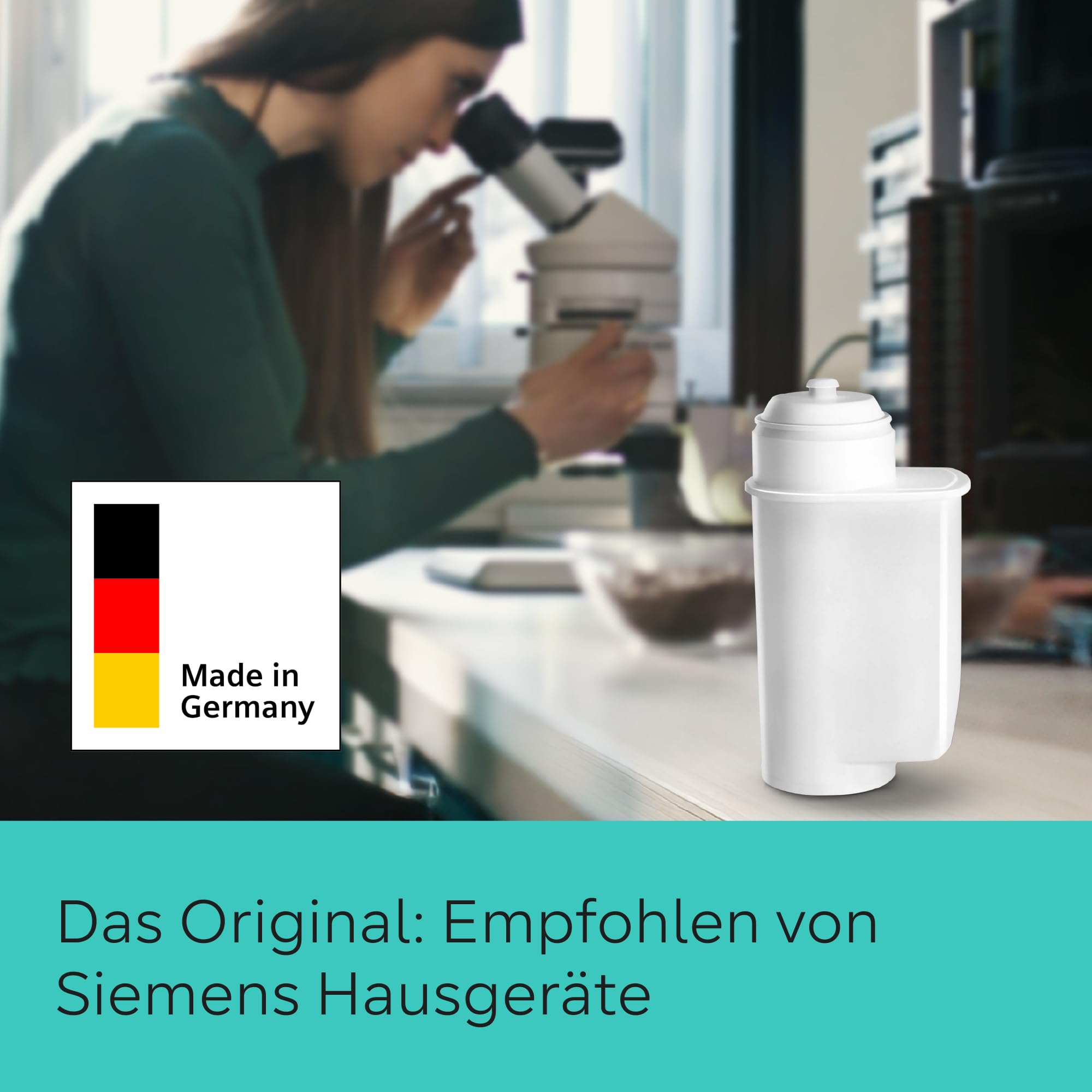 Siemens Original BRITA INTENZA Wasserfilter mit Aromaring, TZ70033A, 3er Pack, verbessert den Kaffeegeschmack, schützt die Espressomaschine, speziell entwickelt für Kaffeevollautomaten 7