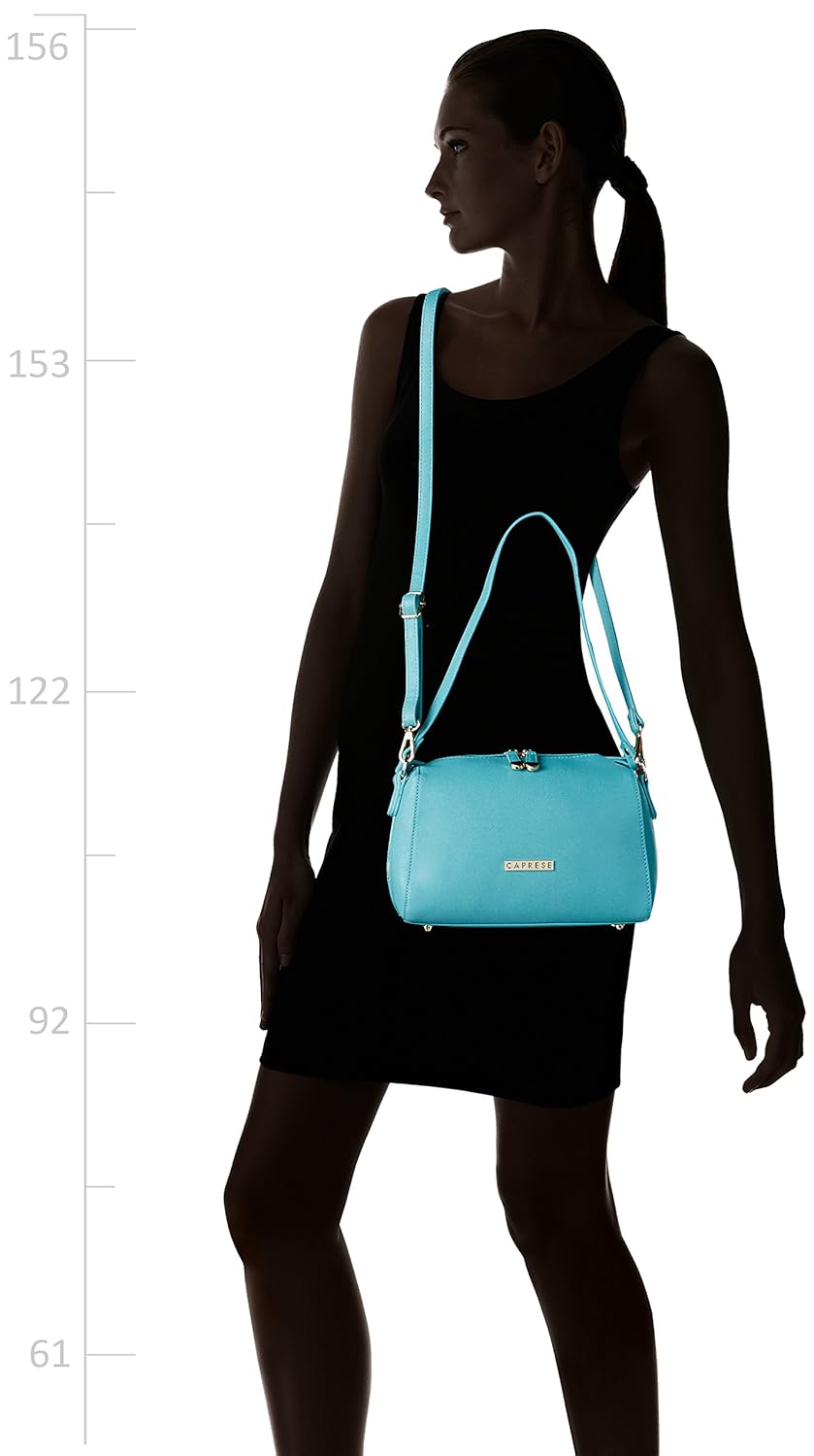 caprese sydney women's satchel (aqua)