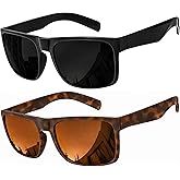 grinderPUNCH Mens Oversized Sunglasses XL Big Head Fit, Extra Wide Frame Sunglasses for Men, Big Heads, XXL Large Wide Shades