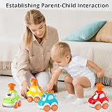 lerrbo 4pc Animal Car Toys for Toddlers 1-2 Years Old, Baby Pull Back Cars, 1st view 5