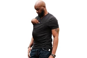 Lalabu The Dad Shirt | Hands-Free Baby Carrier for Dad with Kangaroo Pouch | Engineered for Bonding, Safety, & Comfort for Newborns Up to 15 Lbs. | CPSC Compliant