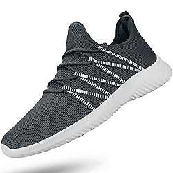 Feethit Mens Slip On Running Shoes Breathable