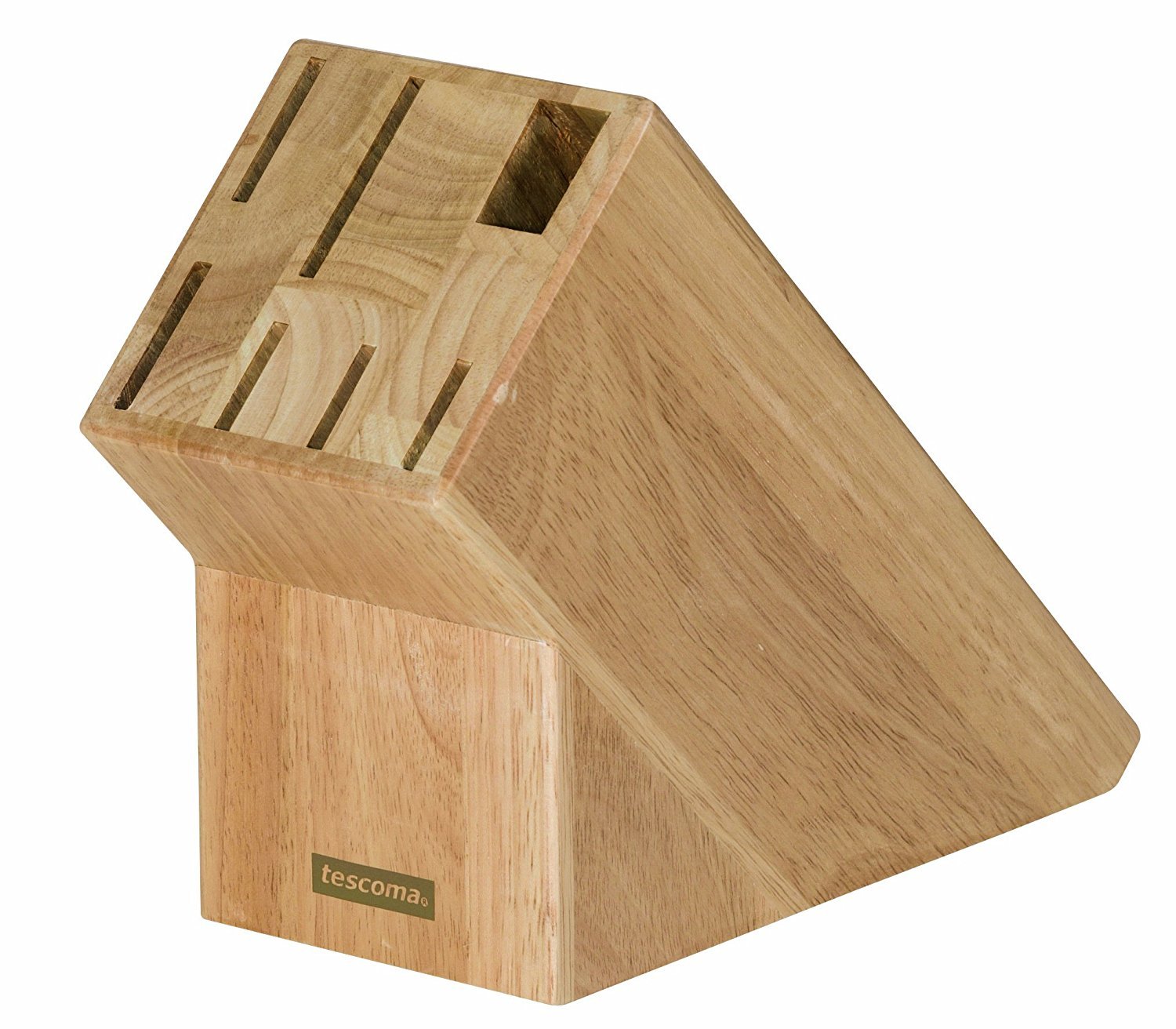Block WOODY for 6 knives and shears/steel
