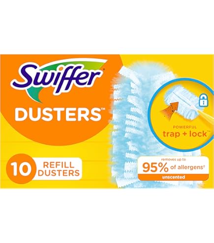 JMIATRY 100PCS Disposable Duster Refills For Swiffer Duster Pads 180