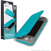 Hyperkin Foldable Case and Screen Protector Set for Nintendo Switch Lite (Turquoise) - Nintendo Switch