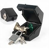Outdoor Faucet Lock System Green Insulated Garden Hose Bibb Cover and Lock, Black Easy to Install Spigot Lock Hose Bib Lock Outdoor Water Faucet Lock Prevents Water Theft and Vandalism